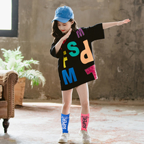 Girls mid-length t-shirt skirt summer dress 2022 new pure cotton Korean version loose and compassionate short sleeve pro-daughter