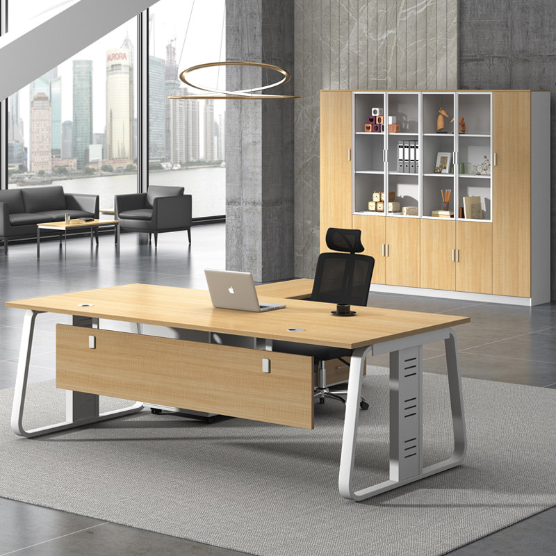 Boss table minimalist modern desk manager table head desk large class desk chair combination