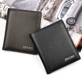 Мужской кожаный вместительный и большой ультратонкий бумажник для школьников, воловья кожа, из натуральной кожи