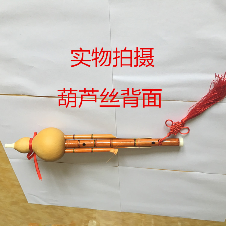 Nhà máy trực tiếp Vân Nam cucurbit lụa nhạc cụ quốc gia Fengwei tre hai giai điệu bắt đầu thực hành loại thả B giai điệu c - Nhạc cụ dân tộc đàn cầm cổ