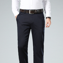 Biography Summer Thin Style Casual Pants Men Business Card Its Men Pants Youth Straight Barrel Sashimi Professional Microsli Trousers