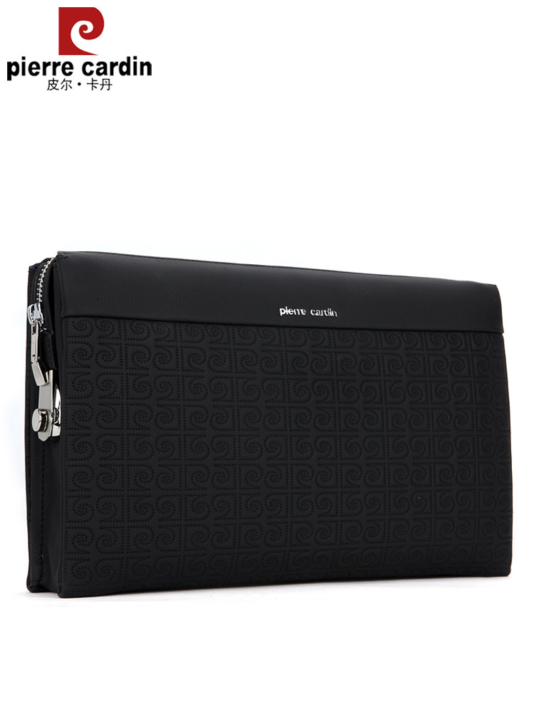 Pilkaden handbag men's leather soft business men's clutch Korean version of the hand grab bag men's clip bag large capacity