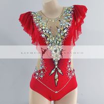 LIUHUO Rhythmic Gymnastics Performance Wear Female Adult Children Professional Gymnastics Competition Wear Cheerleading Training BD1846