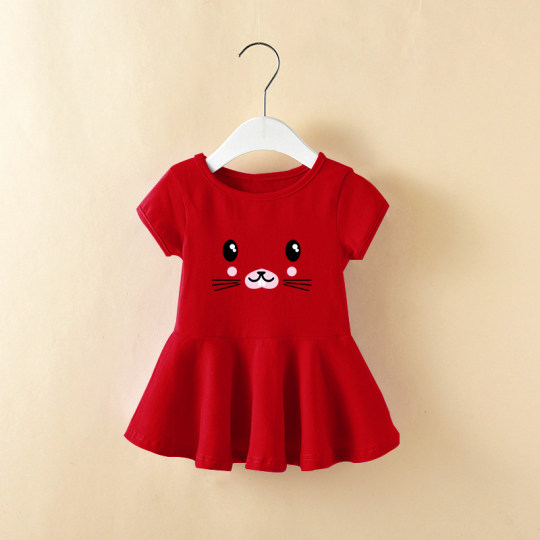 女童连衣裙夏装2025新款洋气网红童装夏季中小儿童学院风短袖裙子