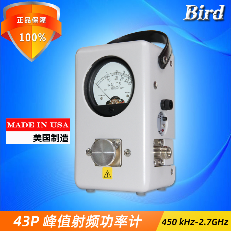 Bird Bird 43P pointer peak radio frequency power meter mechanical pass power test meter