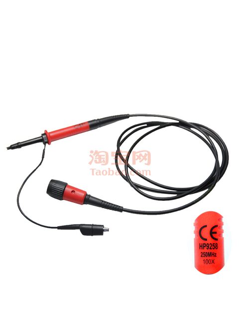Pinzhi HP-9258 Passive Oscilloscope High Voltage Probe 1500V/100X Attenuation 250MHz Test Probe