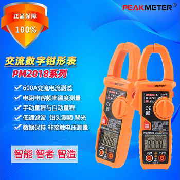 Peakmeter Huayi Pm2018S Smart Digital Clamp Meter Ac 600A Ammeter Pm2018A/B