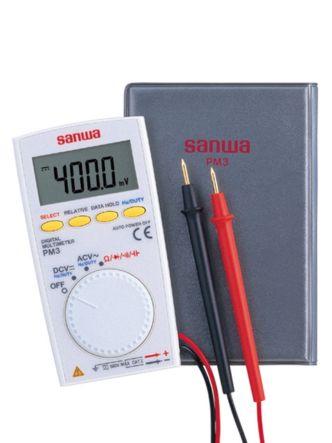 Sanwa PM3 card-type automatic range digital multimeter high-precision pocket electrician multimeter
