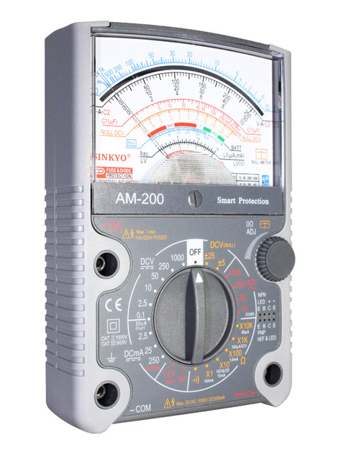 SINKYO Japanese AM-200 pointer multimeter high-precision mechanical analog meter zero center 10K resistance