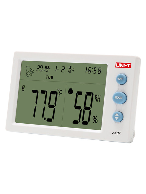 Unilide A10T/A12T/A13T Digital Temperature and Humidity Meter Laboratory Household Temperature/Humidity Digital Record