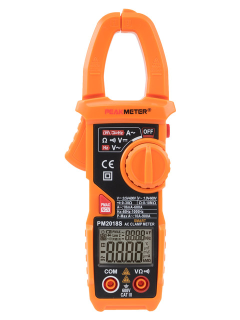 Peakmeter Huayi Pm2018S Smart Digital Clamp Meter Ac 600A Ammeter Pm2018A/B