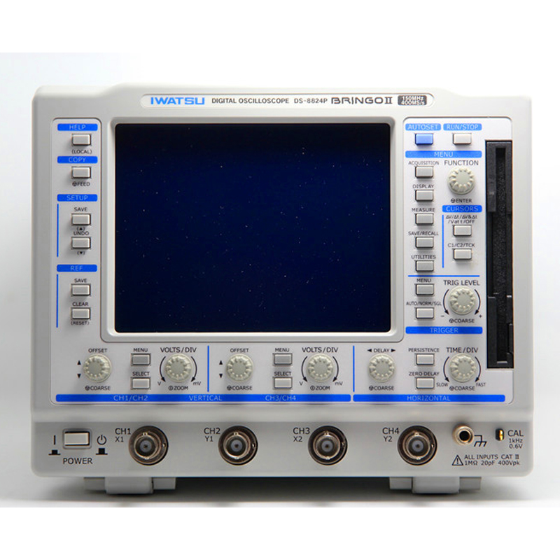 IWATSU Japan imported high precision DS-8824P desktop digital memory oscilloscope 150MHz 4 channels