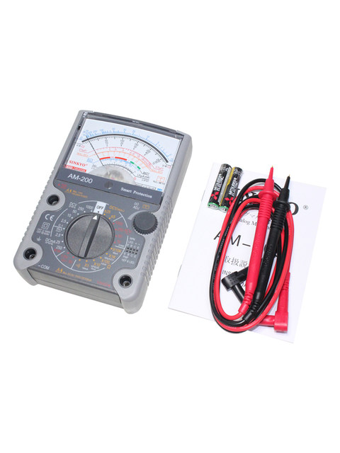 SINKYO Japanese AM-200 pointer multimeter high-precision mechanical analog meter zero center 10K resistance