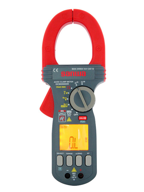 Imported from Japan Sanwa Sanwa high-precision portable automatic range digital clamp meter electrician current measuring instrument