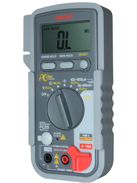 Sanwa Pc20 Imported High-Precision Compact Digital Multimeter with Automatic Range and USB Communication