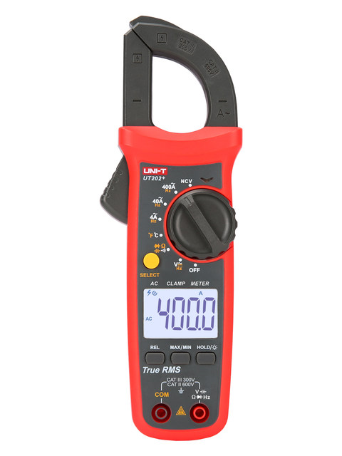 Unilide Ut201+/202+/203+/204+/202A+ Real-Effect Value High-Precision Anti-Burn Digital Display Clamp Meter