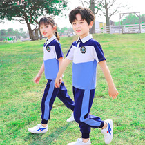Primary school uniforms spring and autumn suits boys and girls British sportswear childrens college class service kindergarten garden clothes summer