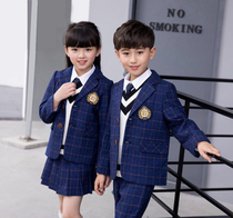  Kindergarten garden clothes Spring and autumn clothes British college style sub-suit Childrens class clothes Girl suit Primary school school uniform