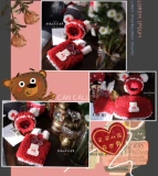 Осенняя и зимняя кошки для домашних животных и собаки новогодние одежда York Shundi Pony Новый год Новый год одежда