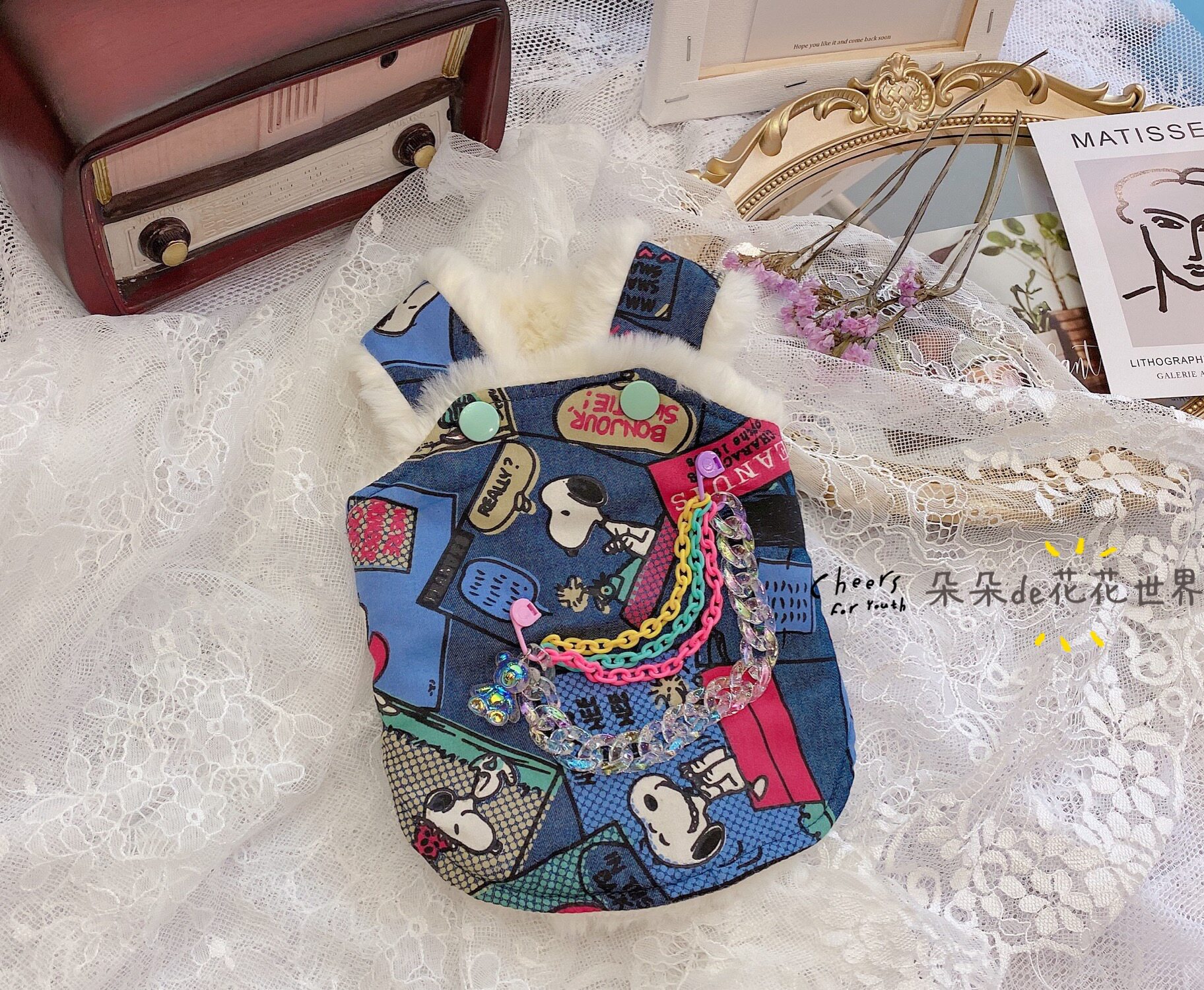 J Pet Dog Clothing Small Dog Cat Teddy Bomey Yorkshia Pot Dog Rex Rabbit Hanging