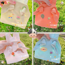 J Spring Summer Pet Cat Dog Clothes Teddy Yoke Summer Small Macaron Breathable Pure Cotton Blouse Harness Short