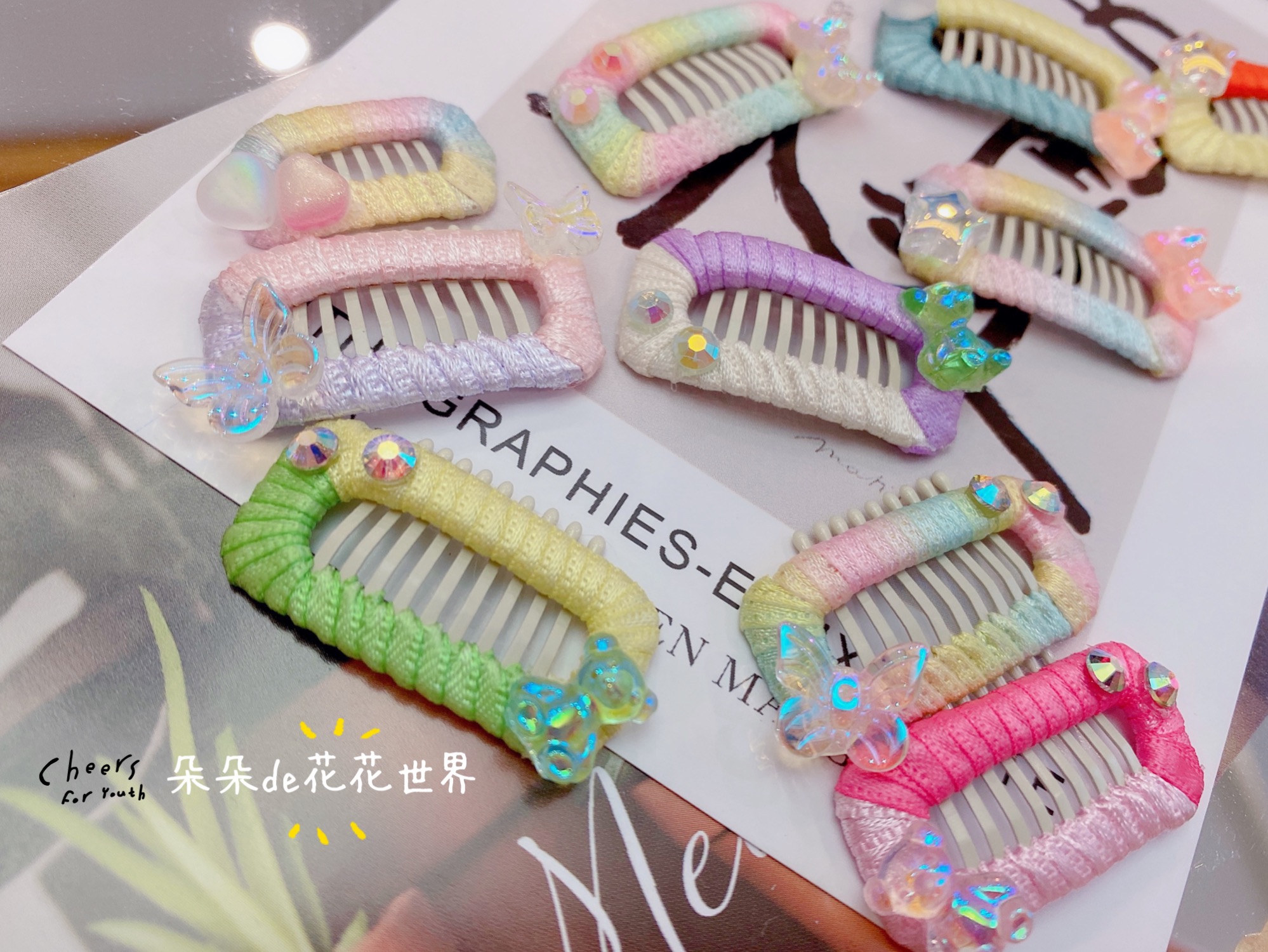 Japanese Imported Pet Pooch Teddy Yorkshire Marzis Crushed Hairpin Comb BB Clip Clip Cramp Hair Clip