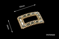 № 5 квадратная ромбовидная пряжка 41*62 мм пара