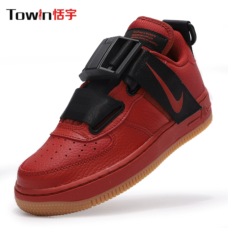 Nike AIR FORCE1 AF1 Không quân khóa số 1 chức năng khóa từ khóa giày AO1531-002 300 101 - Dép / giày thường