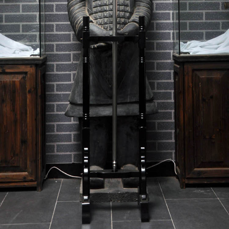 Longquan City Quan Character Bully Gun Rack Round Hole Standing Rack Red Tassel Gun Rack eighteen Banter Swing Rack Zhao Yun Gun Rack