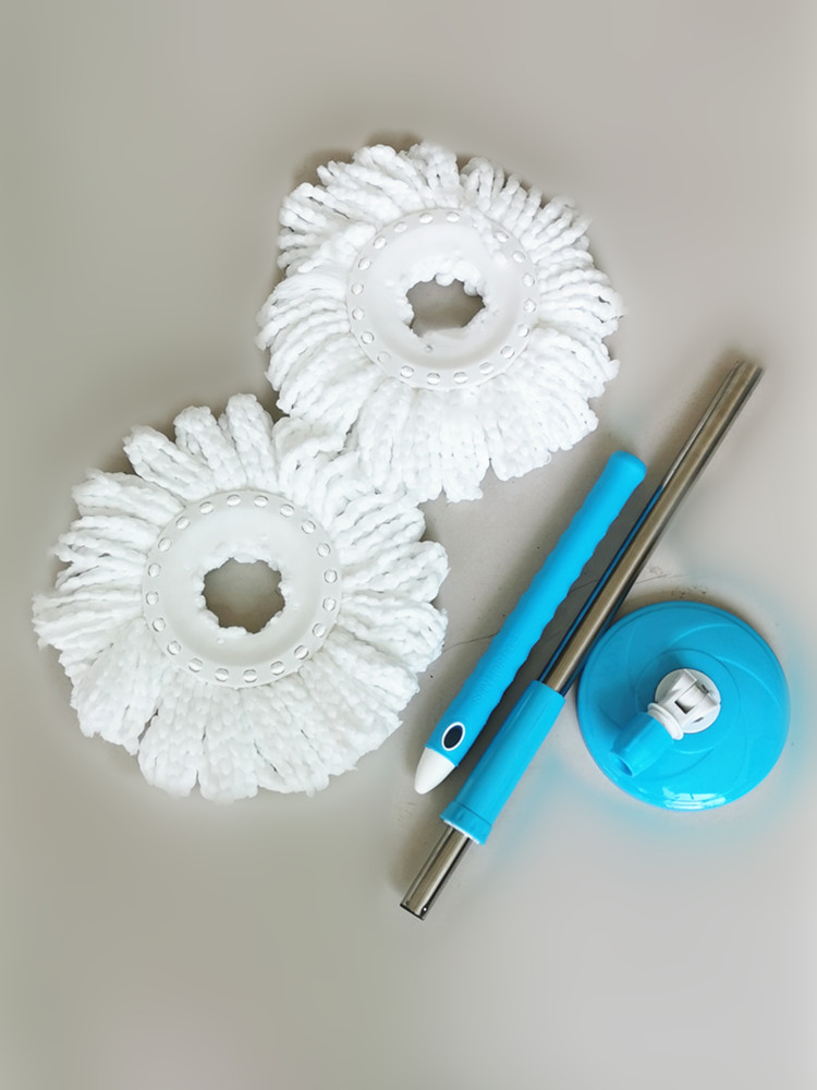 Good Hui drag rotating mop rod accessories Hand pressure mop rod Universal rotating thickened rod Plastic plate without barrel