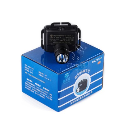 Haiwangxin micro explosion-proof headlight waterproof long-range LED fire miner lamp rechargeable