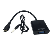 Raspberry Pi Zero W computer monitor mini hdmi to vga with audio HD video adapter wiring
