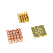 Raspberry Pi 3B 3B copper-aluminum combined heat sink radiator 3-piece with thermal adhesive chip heat sink