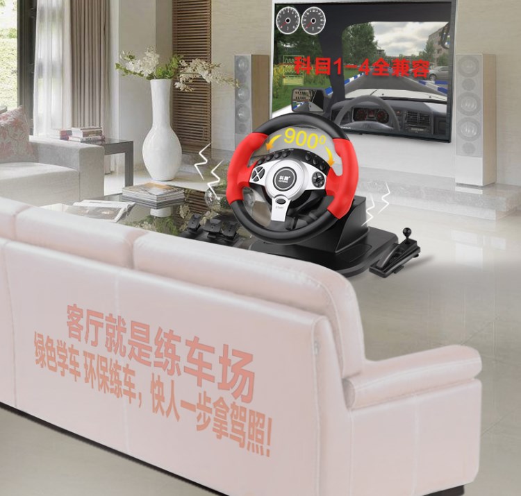 Bộ điều khiển TV tương tự giả lập Somatosensory thiết lập lái xe trò chơi video vô lăng đua thiết bị bằng tay - Chỉ đạo trong trò chơi bánh xe vô lăng chơi game giá rẻ