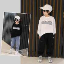 Boys T-shirt Long Sleeve Childrens base shirt 2021 Spring Fashion Interior Top