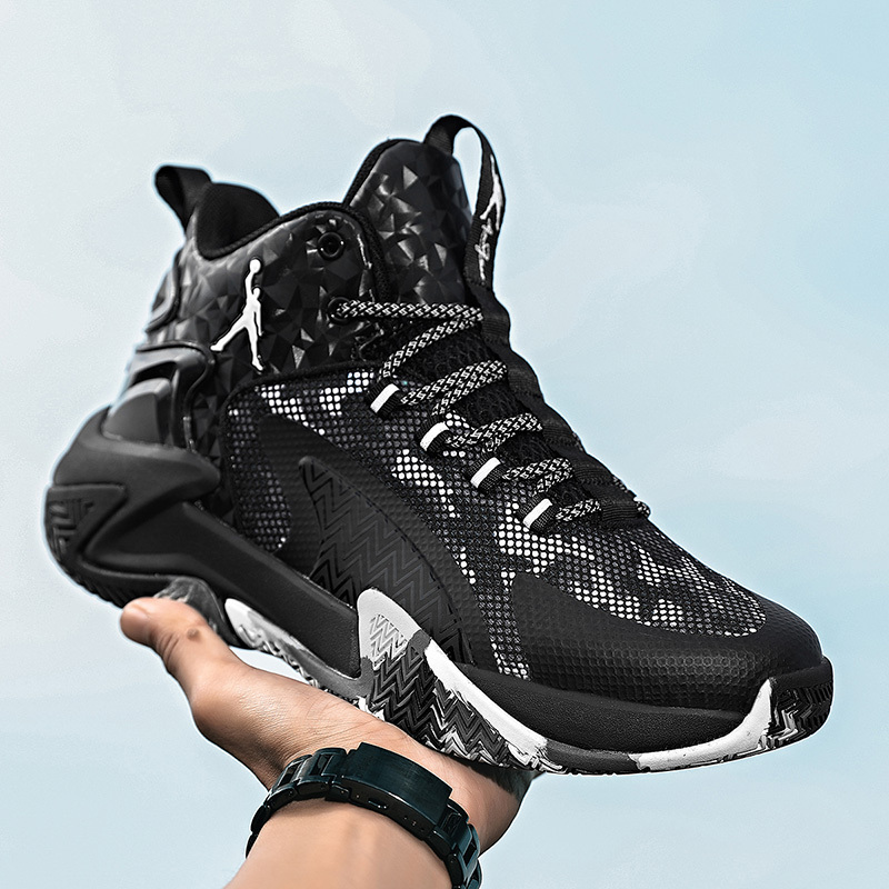 Basketball Shoes Men's Shoes Summer Breathable Student High-Top Practical Sneakers Shock-Absorbing Wear-Resistant Non-Slip Professional Men's Sports Shoes Basketball Shoes Men's Shoes Summer Breathable Student High-Top Practical Sneakers Shock-Absorbing Wear-Resistant Non-Slip Professional Men's Sports Shoes