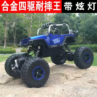 Remote control car toy charging off-road four-wheel drive alloy climbing big bike boy high speed drift gift