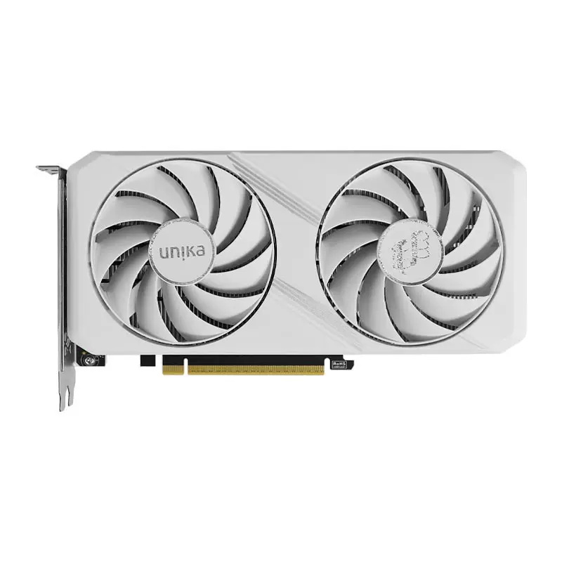Новый графический процессор RTX5050 с двойной чувствительностью 8G Blizzard белый настольный компьютер независимая видеокарта с обратной платой оригинальная