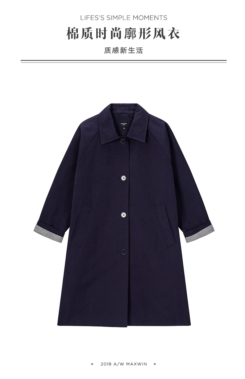 Trench pour femme MAXWIN en Coton - Ref 3225689 Image 8
