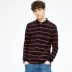 MAXWIN Ma Weichun mùa thu nam giản dị áo thun dài tay nam sọc áo cotton sọc áo trẻ trung t shirt polo Polo
