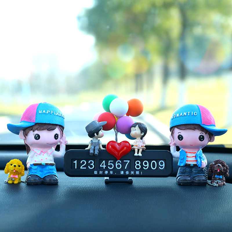 Car pendulum temporary parking number plate moving car Phone on-board car docked in car Decorative Supplies Big All The Time.