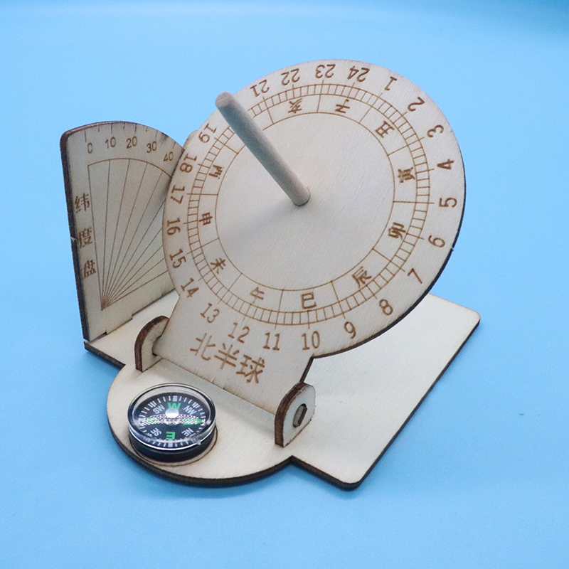 手作り赤道日時計スケール小さな技術少量生産古代タイマー子供の太陽時計 diy アセンブリ教材