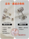 Moissanite earrings plated with 18k gold earrings sterling silver single diamond men's and women's ear bone screws light luxury high-end earrings