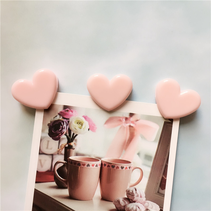 Goldfish Home Cute Creativity Dual-use Pink Tender Loving Clips Fridge Appliquer With Magnet Fridge Decorated Home Ornament