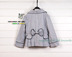 Casao thương hiệu childrens mùa xuân cô gái váy kẹp với sọc nhỏ phù hợp với áo jacket 3096 khuyến mãi. 