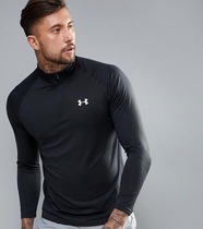 Under Armour ANDMA UA men tech zipper fitness running exercise training quick-drying long sleeve T-shirt