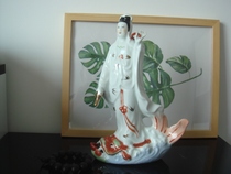 Dripping water Guanyin Jingdezhen Sculpture Porcelain Factory Cultural Revolution Export Exchange Porcelain Modern Official Porcelain Old Factory Porcelain Bring back overseas