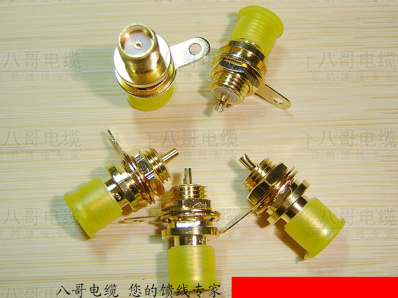 SMA Seat Intercom Communication Equipment Spiral SMA Mother External Thread Inner Hole Octag Cable