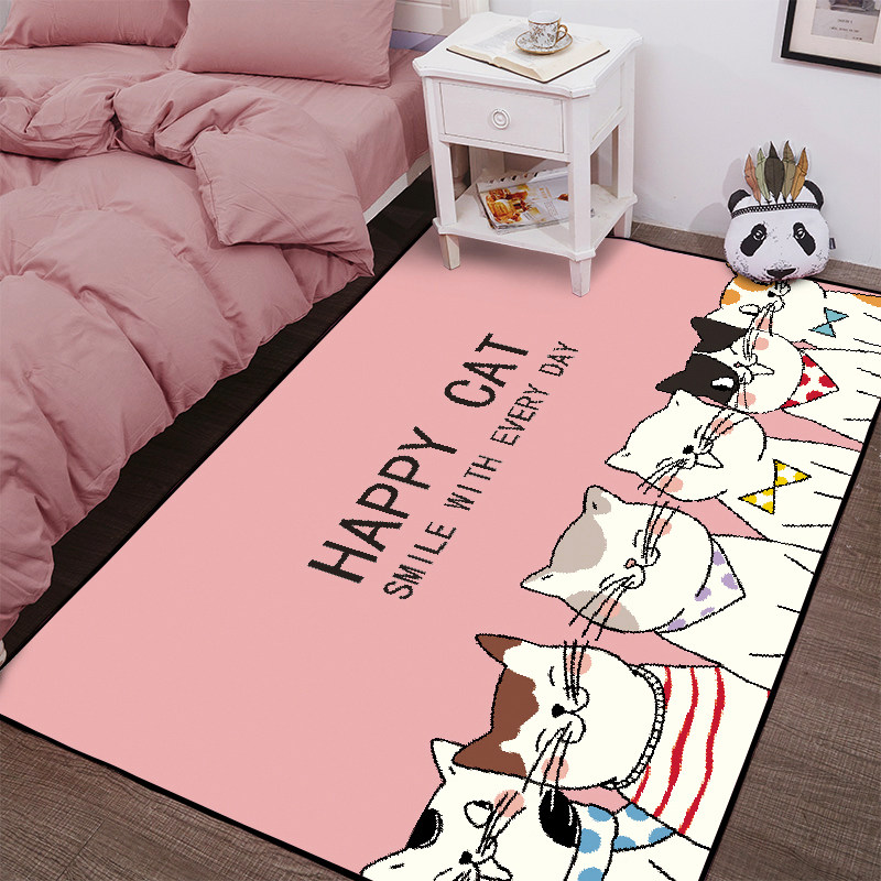 ins carpet bedroom girl full room floor mat net red mat living room sofa coffee table blanket bedside bedside blanket