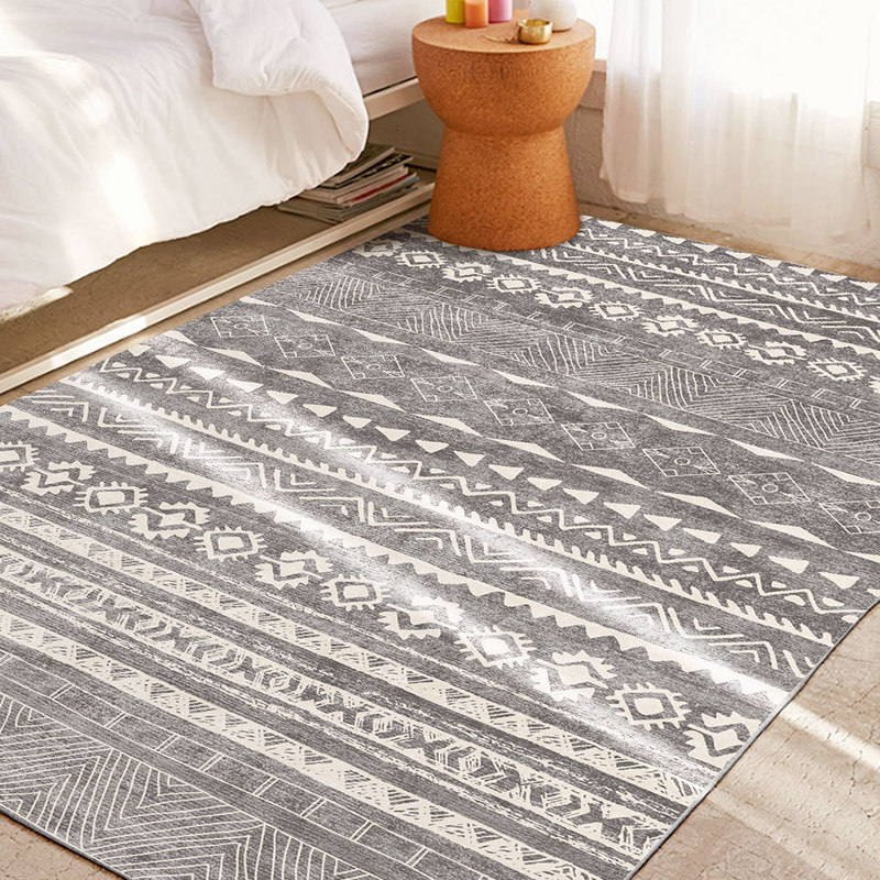 Moroccan carpet Living room full of room Home Large Area Tea Blanket Bedroom Bedside Blanket free of light and luxurious cushion